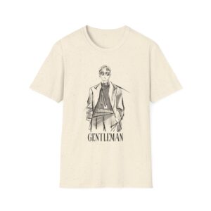 Gentleman Graphic Tee: Stylish Men's Softstyle T-Shirt