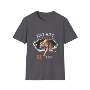 Wild Tiger T-Shirt: Motivational Unisex Tee for Nature Lovers