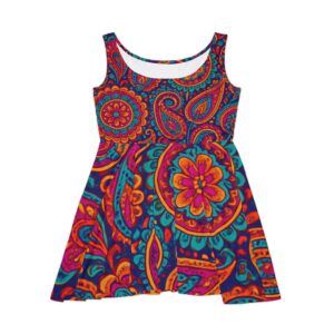 Boho Floral Print Dress: Vintage Style Summer Fashion