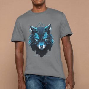 Wolf Graphic T-Shirt: Unisex Softstyle Tee, Nature Lover Apparel